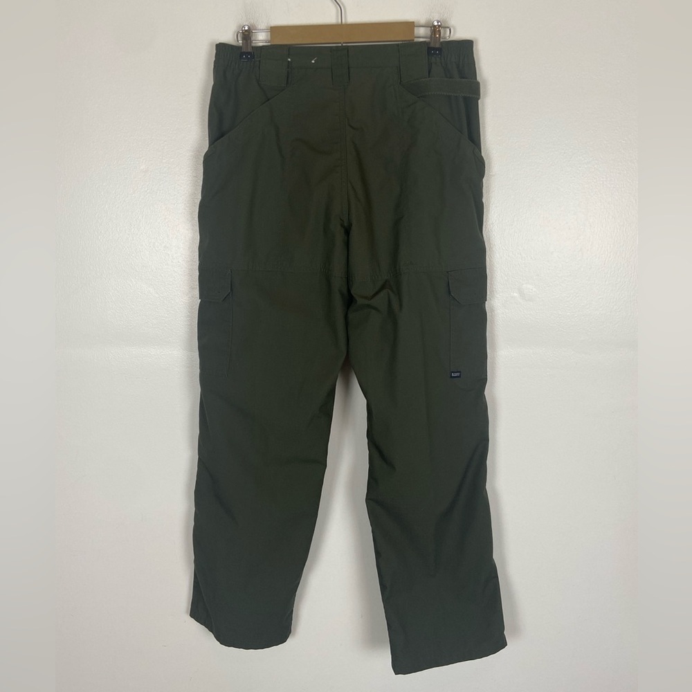 5.11 Tactical Series Men's Cargo Pants 34X32 Green Workwear Utility Double Knee - Picture 3 of 9